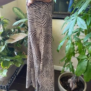 Size 2 pretty little thing Zebra print Skirt